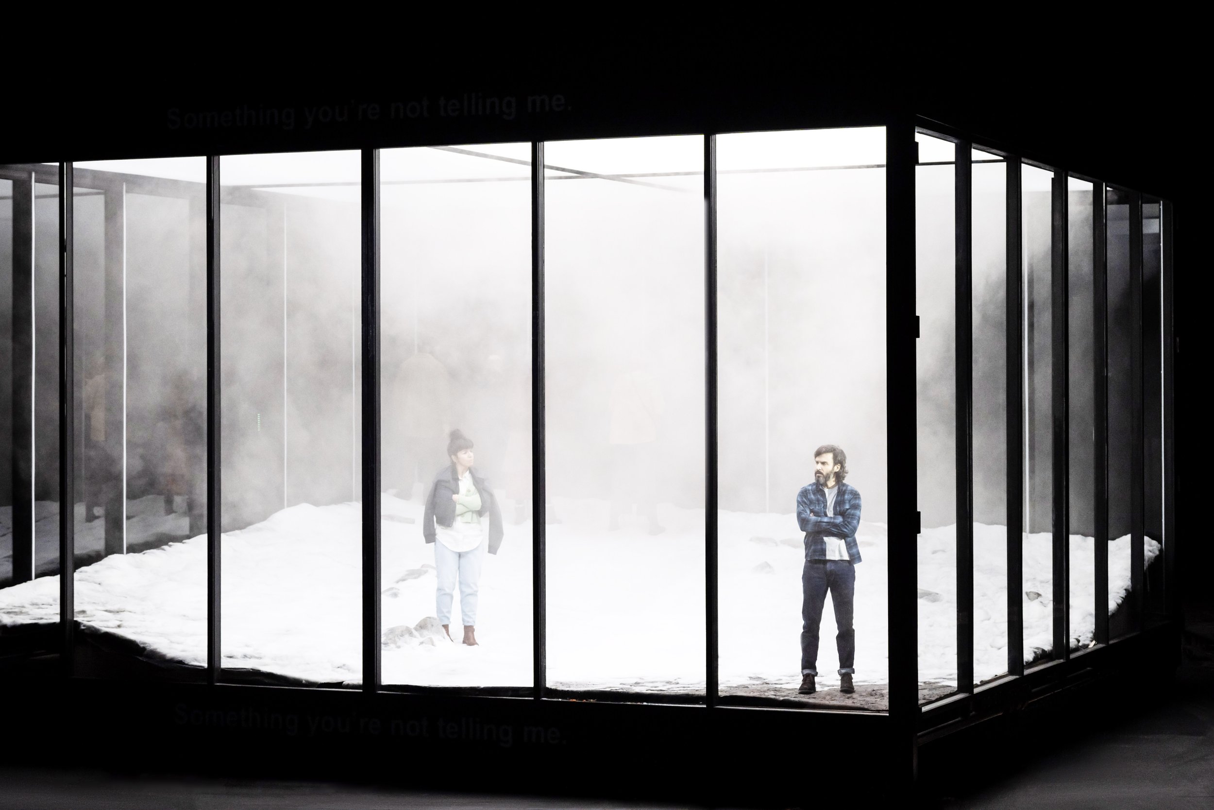 Sirine Saba and Assaad Bouab in Phaedra at the National Theatre.jpg