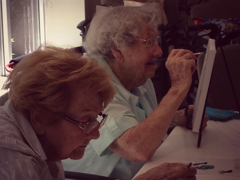 Alice, age 98 and Ethel, age 99