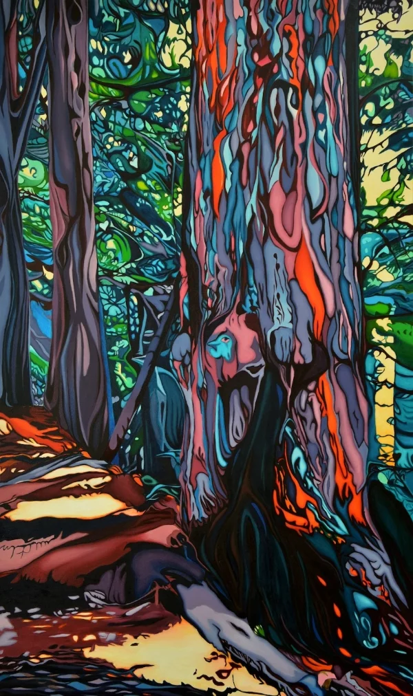 Tree of Life, 36" x 60" oil on canvas Available at Art Junction Gallery , Whistler, B.C.