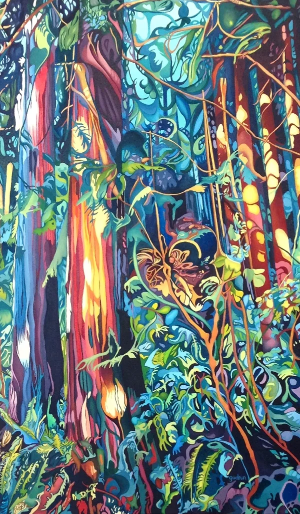 Enchanted 36" x 60" oil on canvas