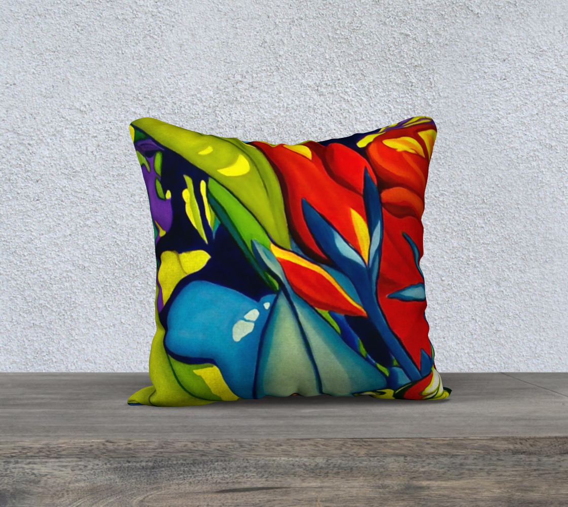 Rendezvous with Red cushion cover