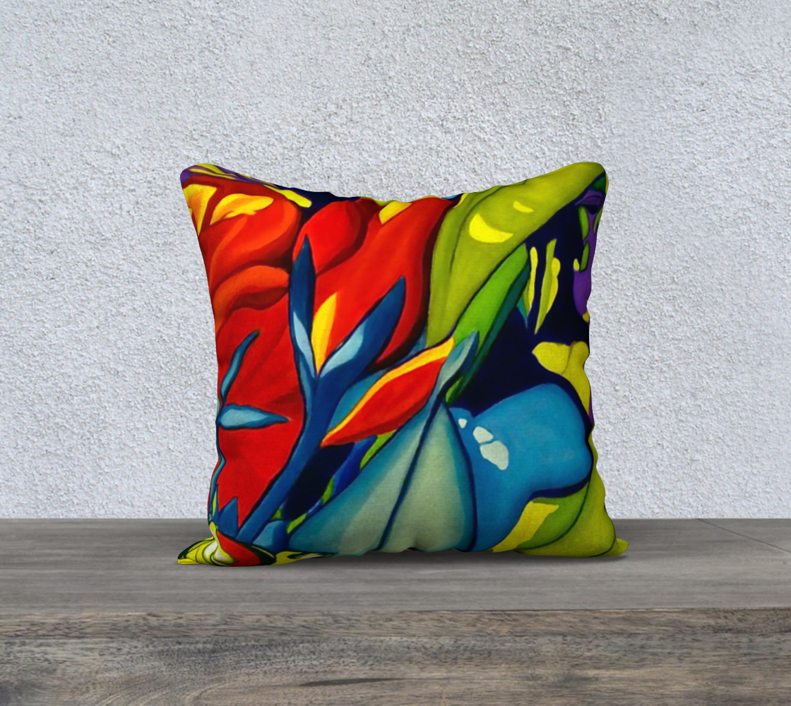 Rendezvous with Red cushion cover