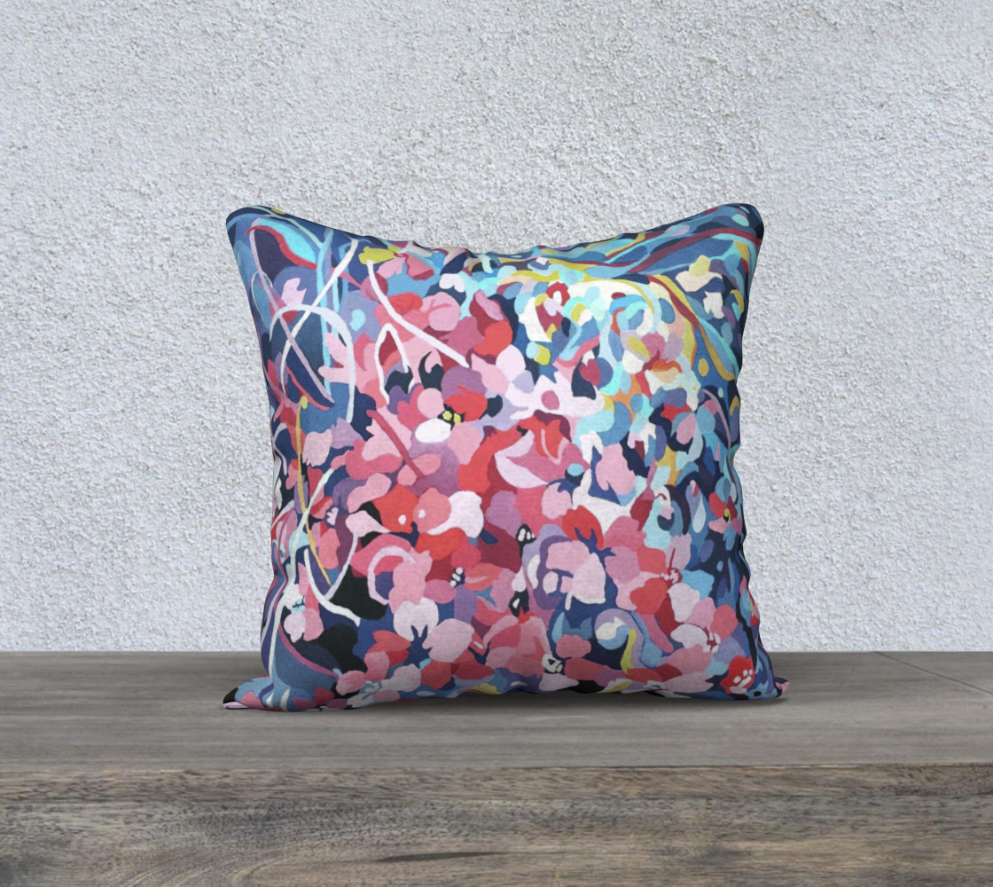Wildflower Eruption cushion cover