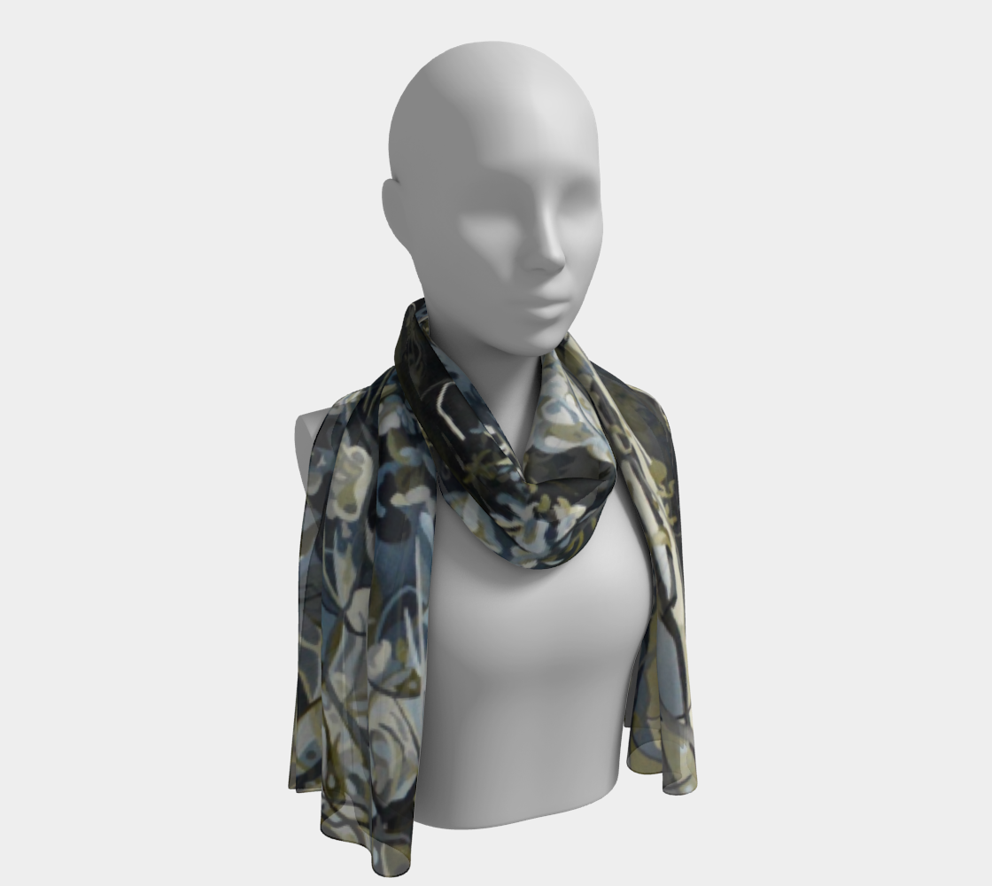 Mystic Forest long scarf