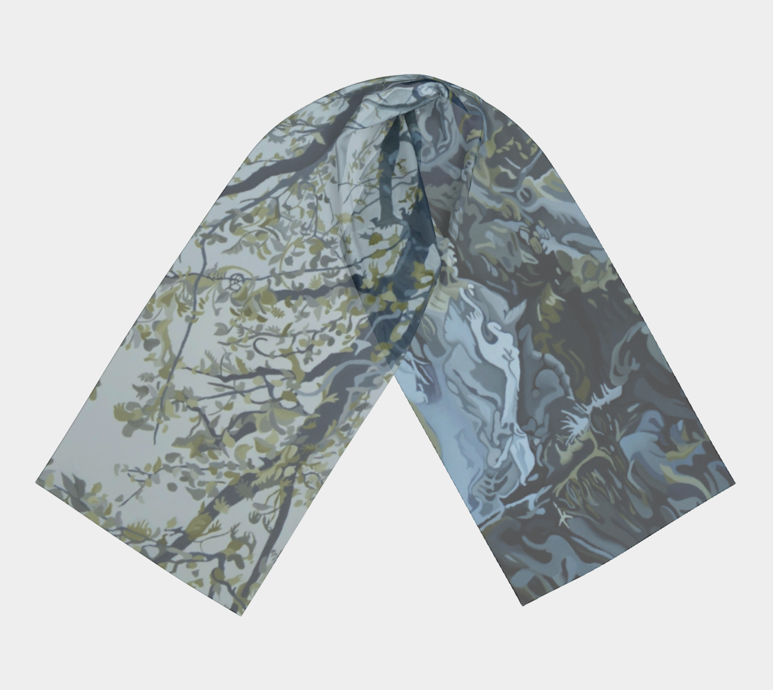 Norwegian Woods long scarf