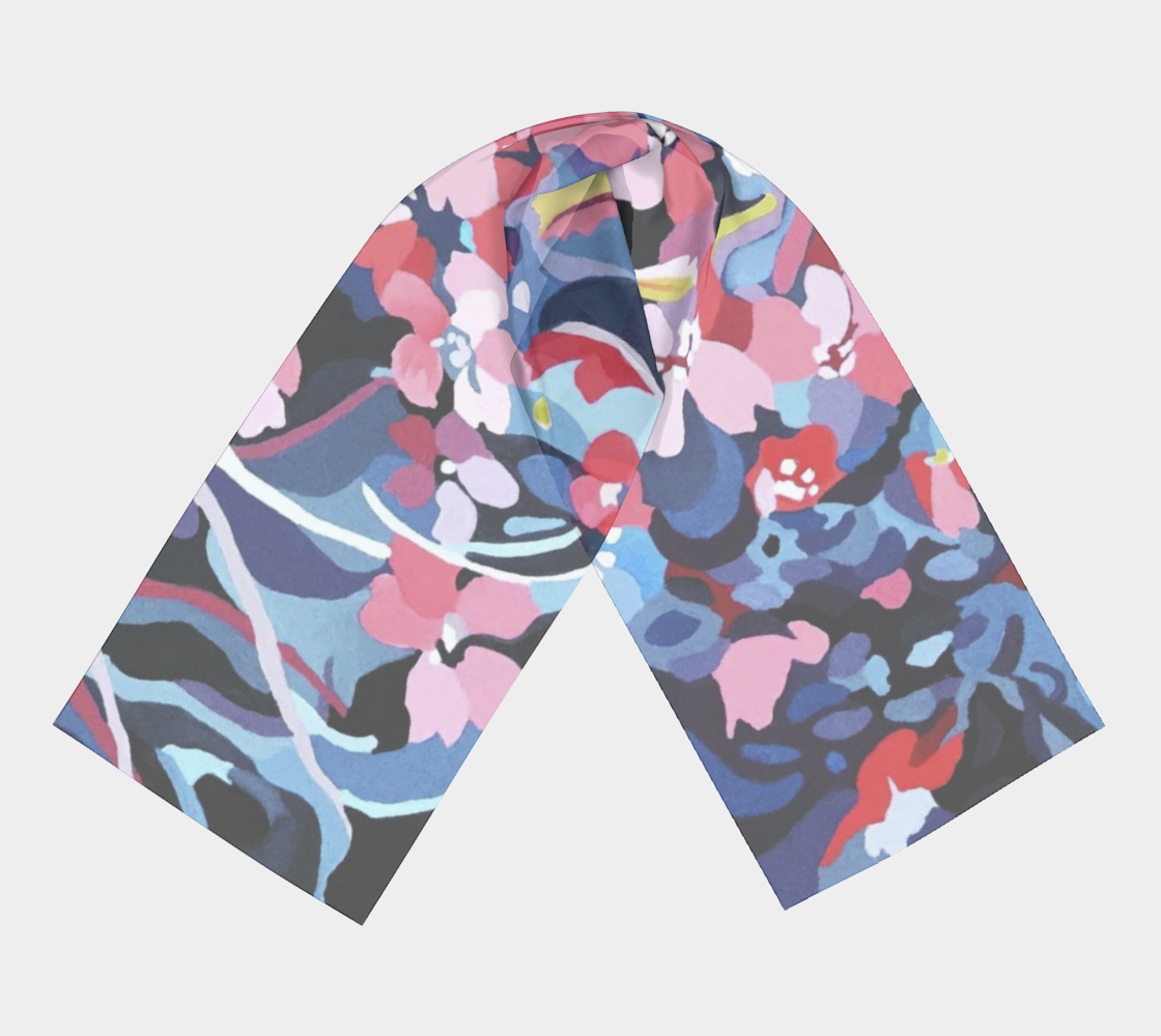 Pretty in Pink long scarf