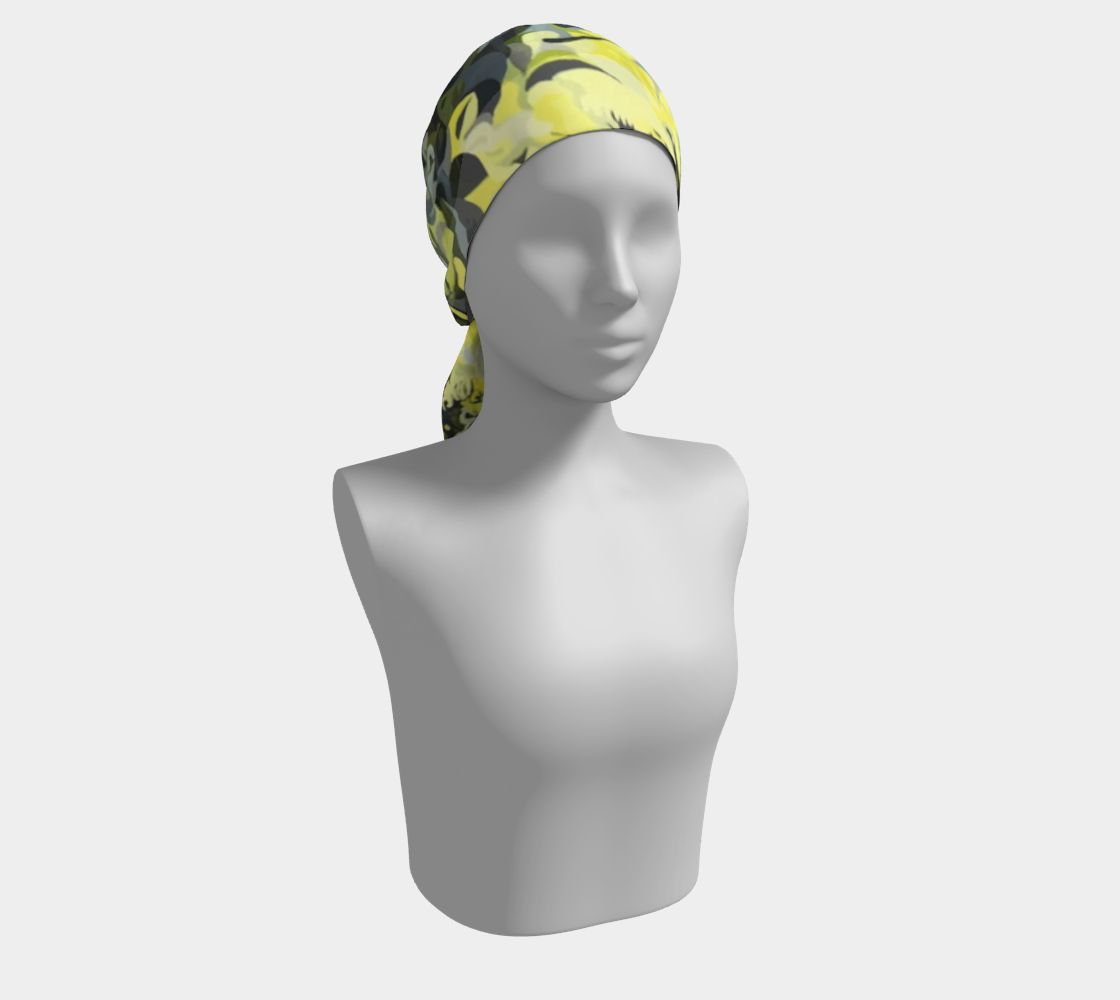 Into the Light silk long scarf