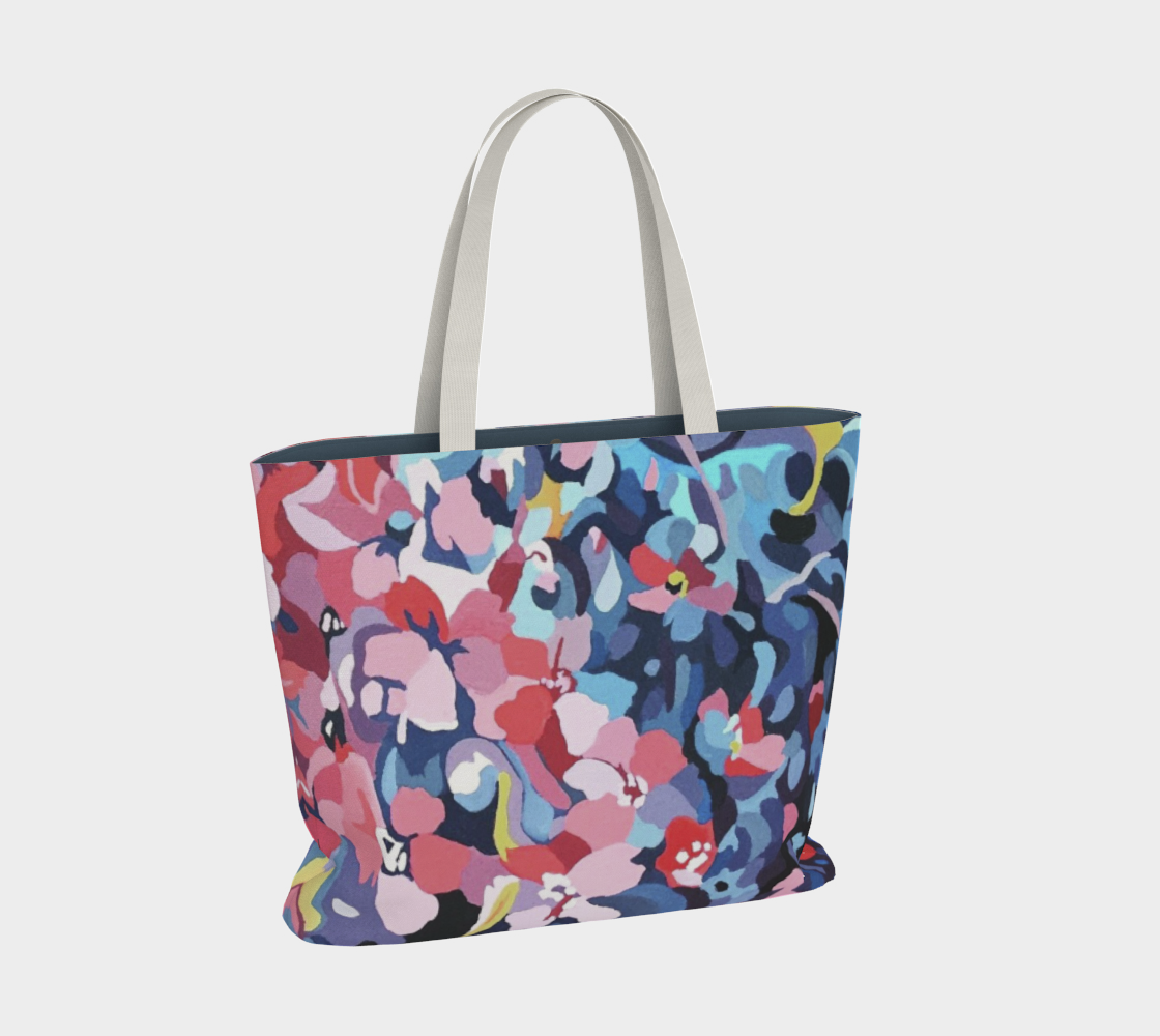Wild and Pink Market Tote Bag