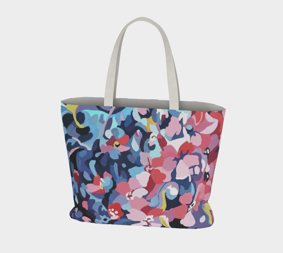 Wild and Pink Market Tote Bag