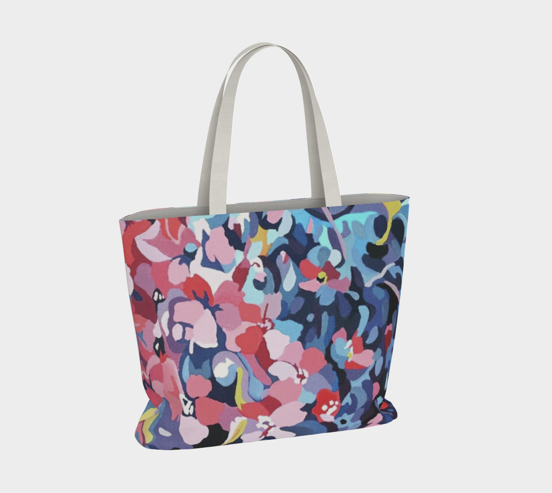 Wild and Pink Market Tote Bag