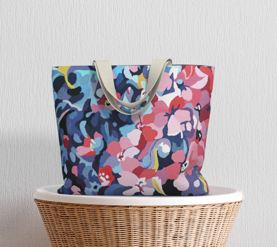 Wild and Pink Market Tote Bag