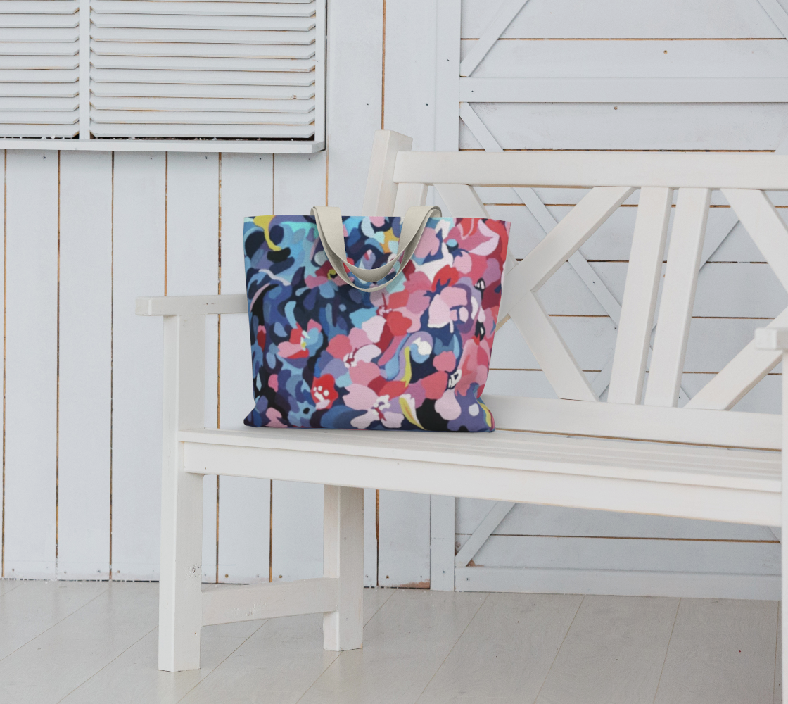 Wild and Pink Market Tote Bag