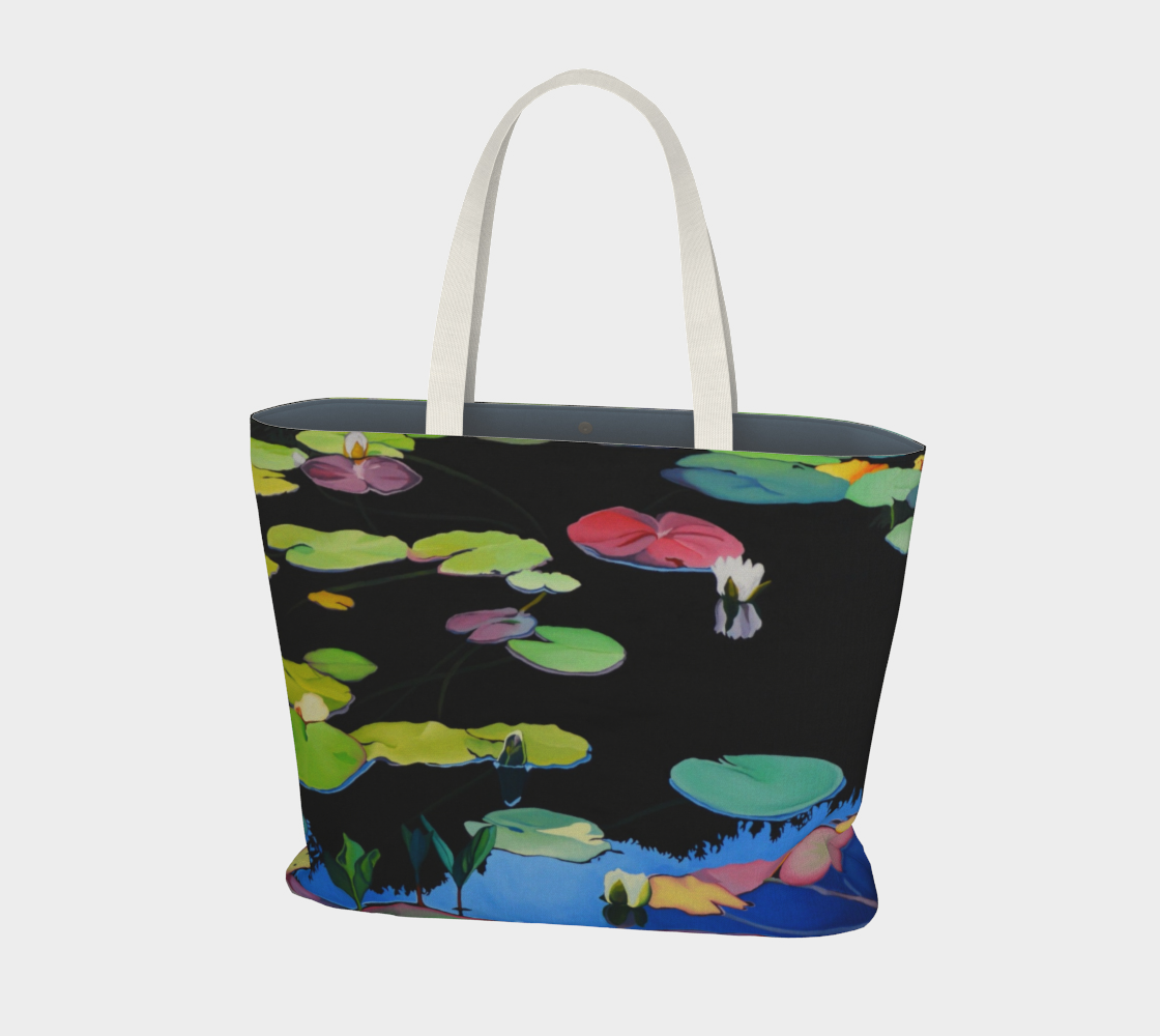 Lilies of the Woods Market Tote Bag