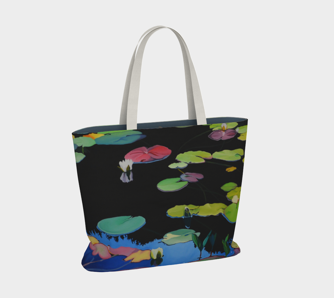 Lilies of the Woods Market Tote Bag