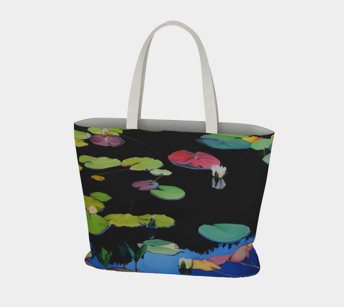 Lilies of the Woods Market Tote Bag