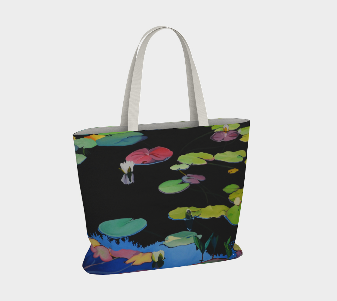 Lilies of the Woods Market Tote Bag