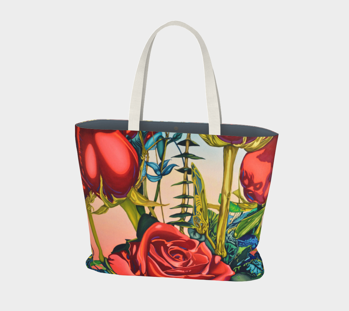 Rose Market Tote Bag