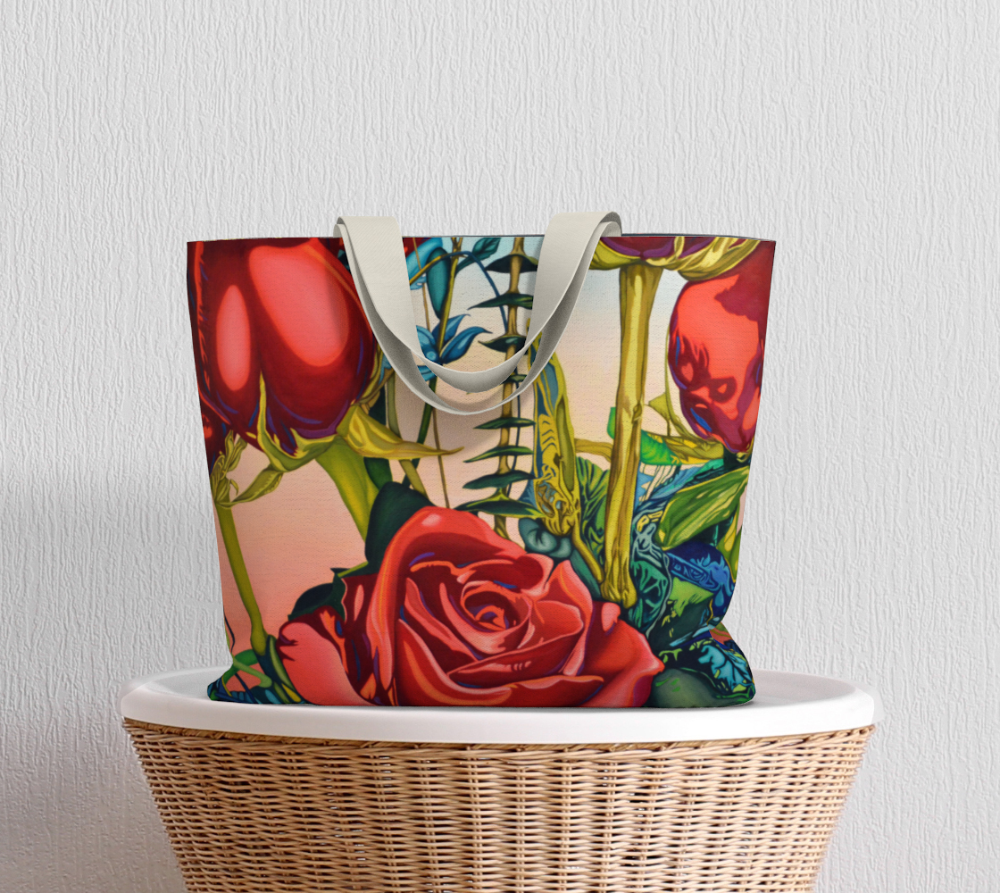 Rose Market Tote Bag