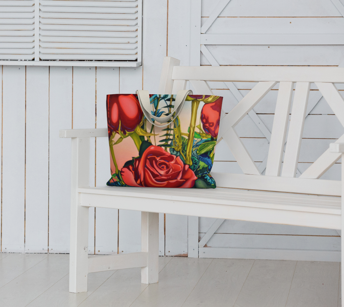 Rose Market Tote Bag