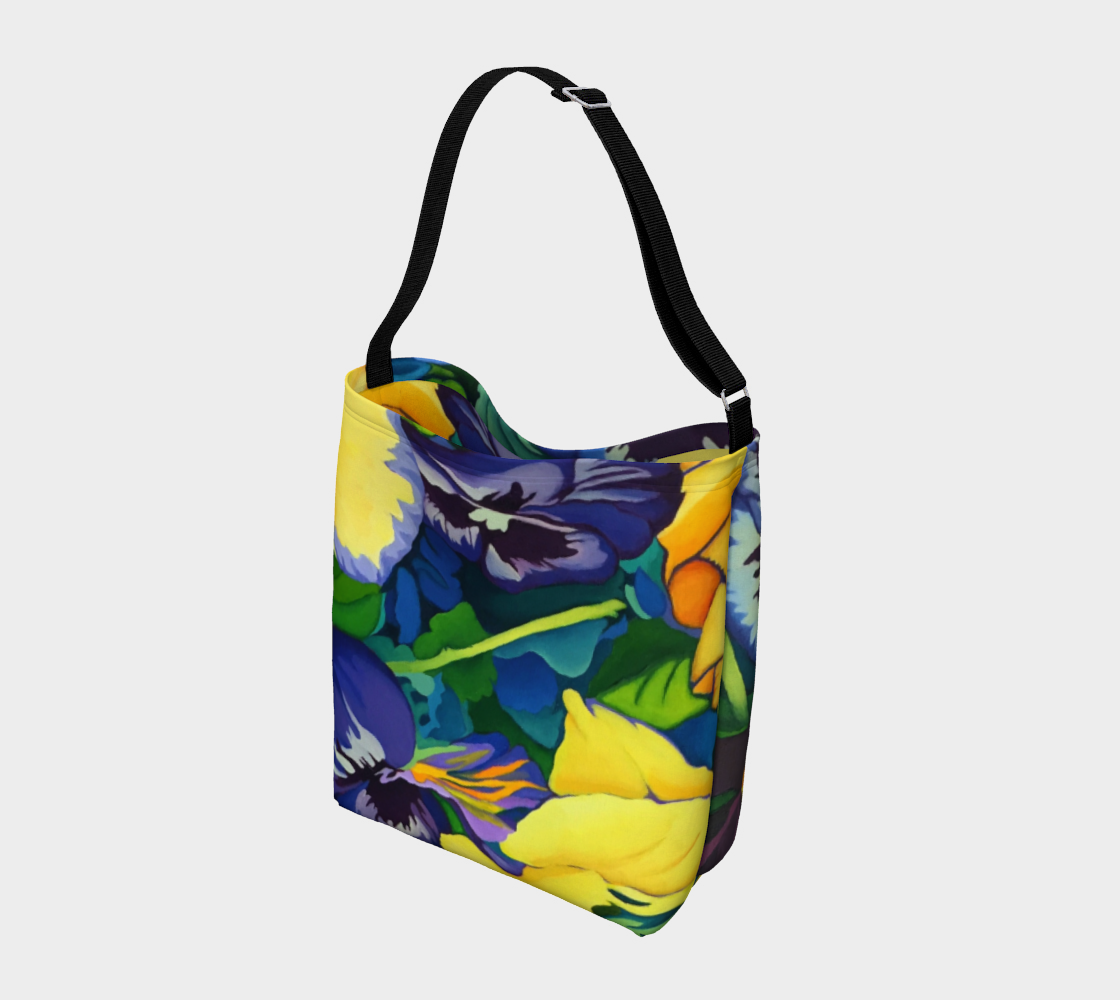 Pansy day tote