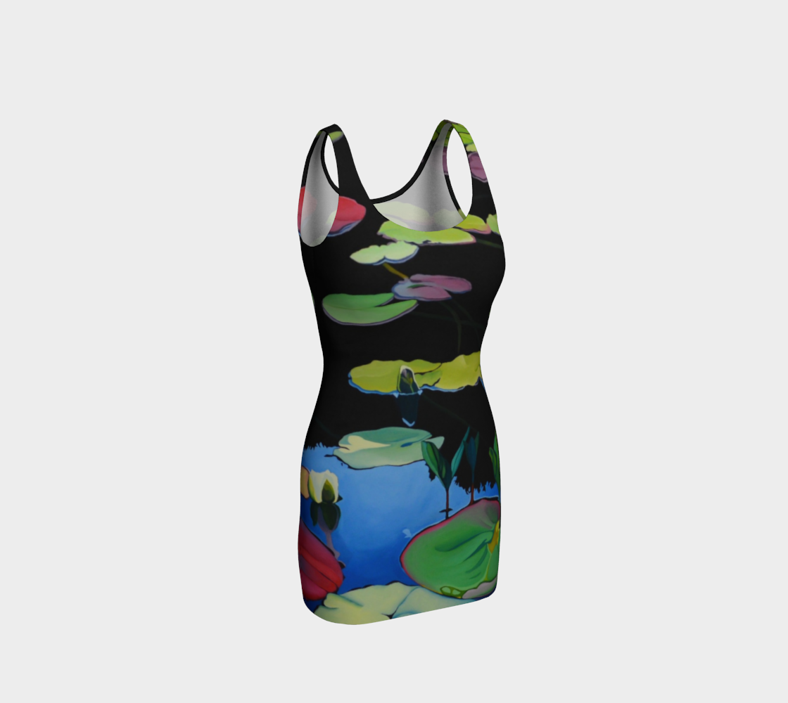 Lilies of the Woods Bodycon Dress