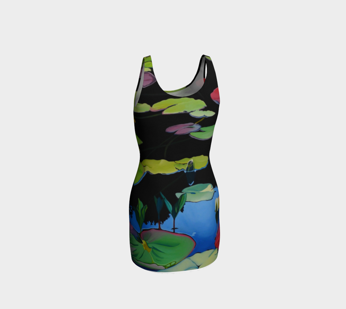 Lilies of the Woods Bodycon Dress