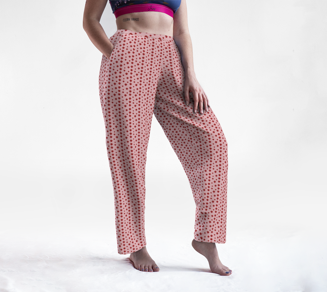 Polka Rose Lounge Pants