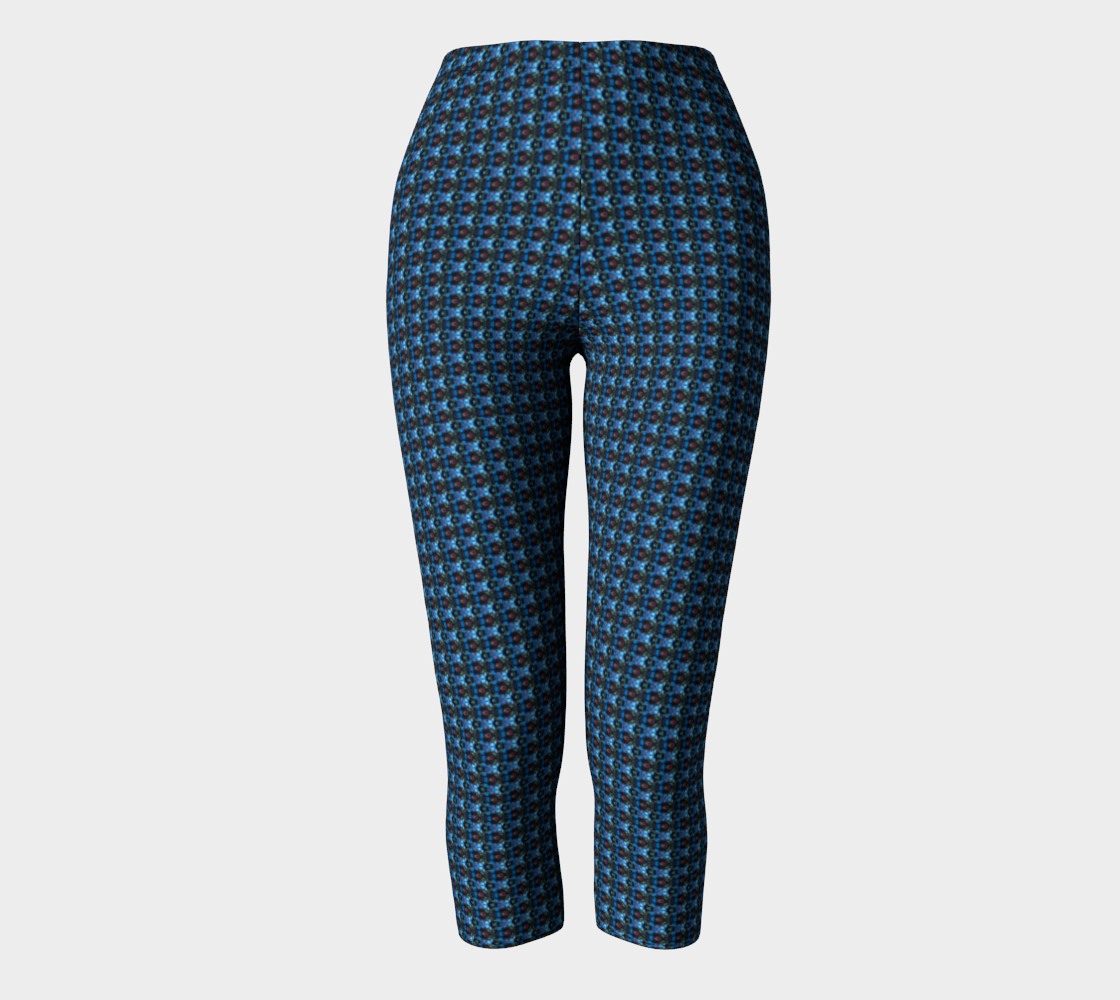 Blue Thyme Pattern Capris