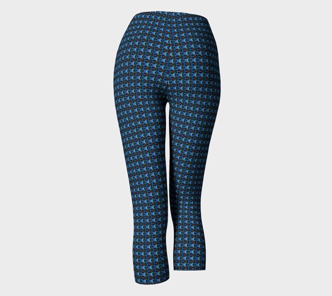 Blue Thyme Pattern Capris