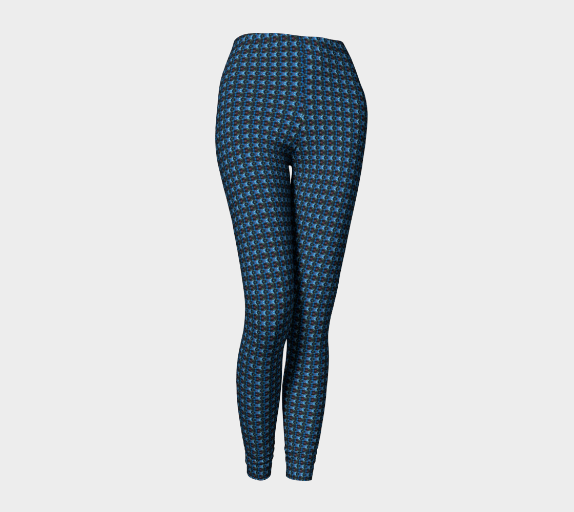 Blue Thyme Pattern Leggings