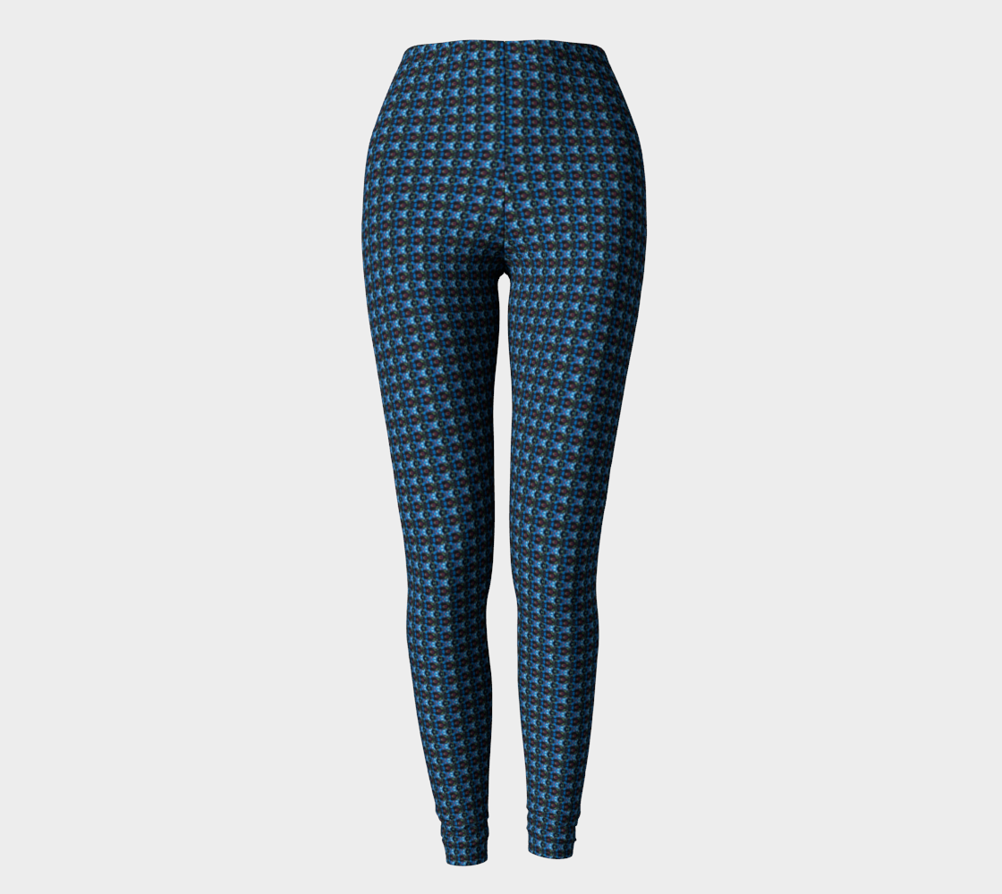 Blue Thyme Pattern Leggings