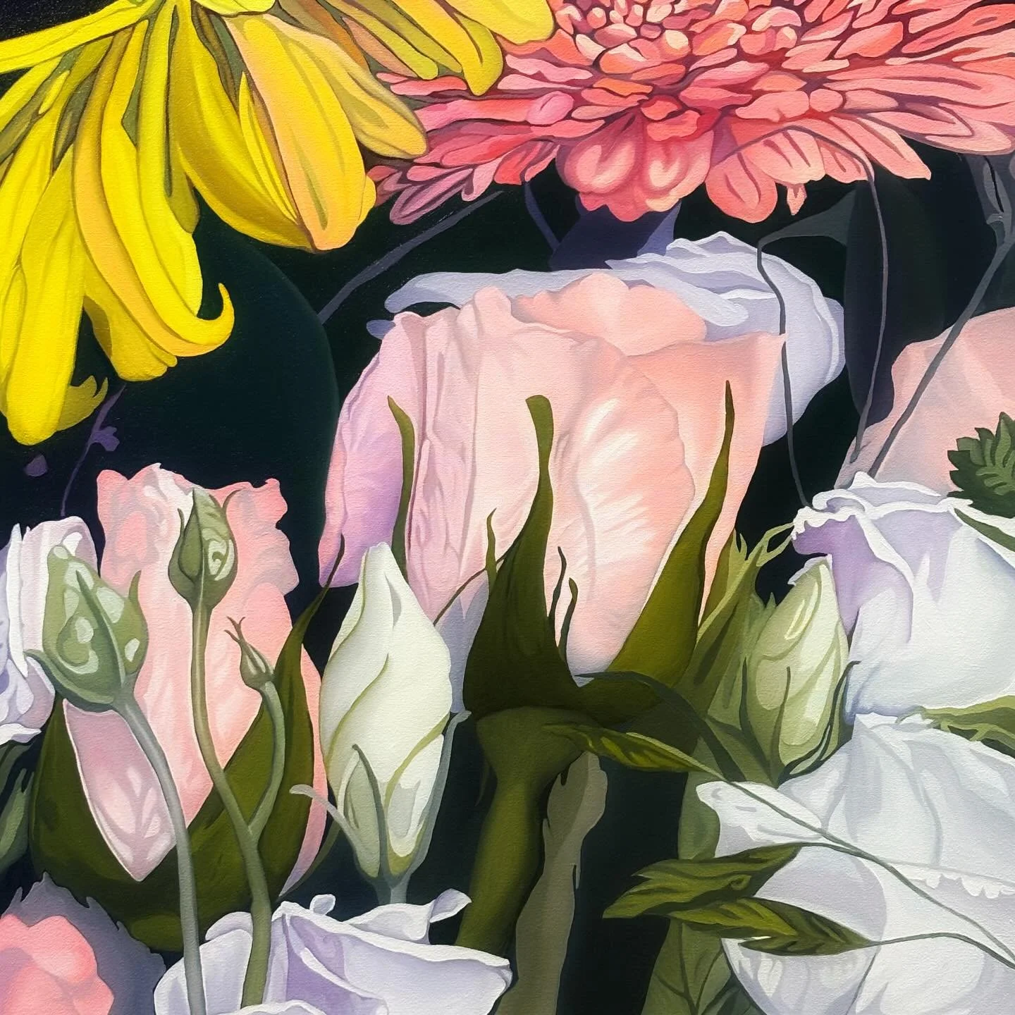 Remembering You&hellip;
#flowers #painting #floralpainting #pink #inremembrance