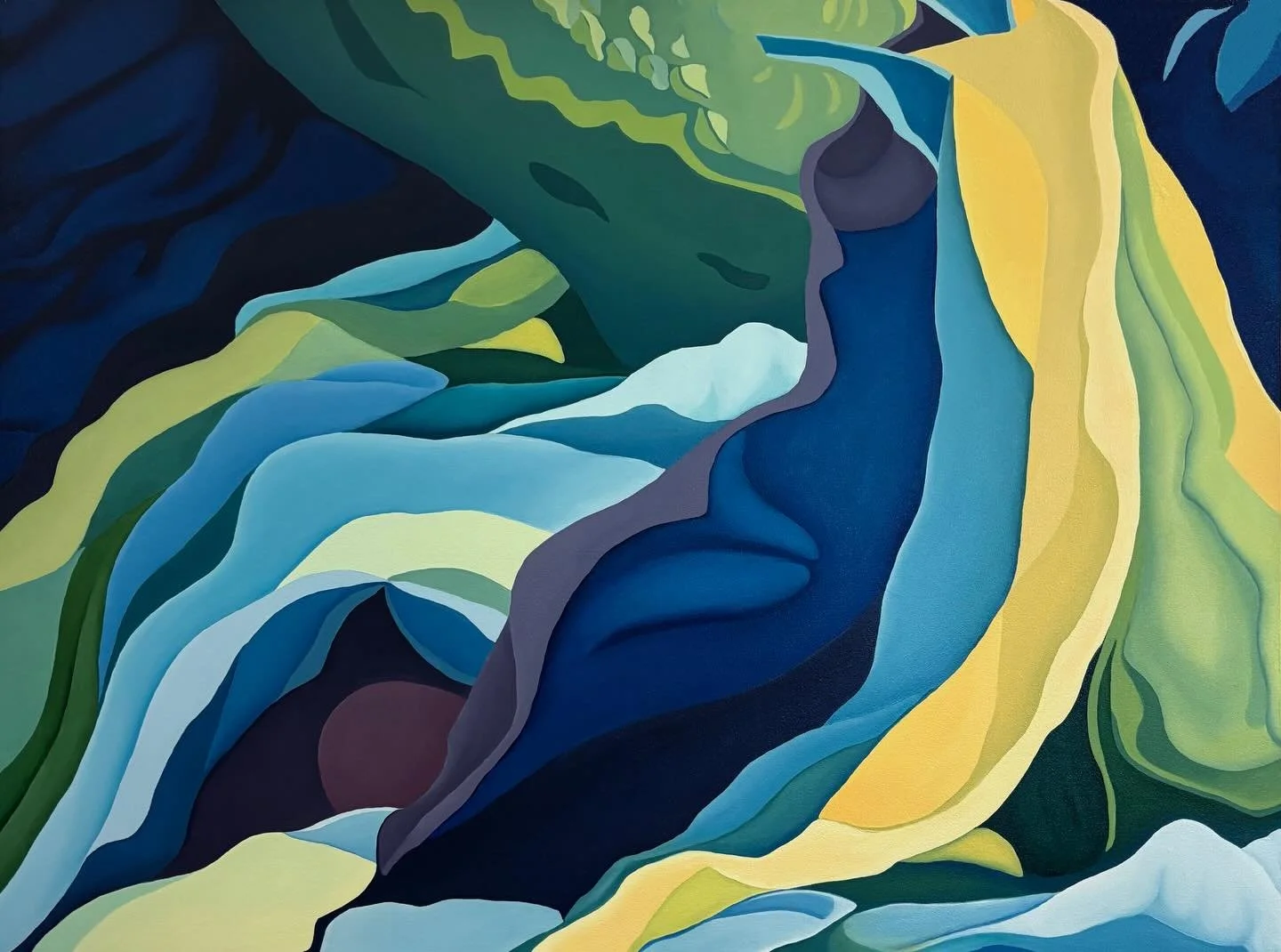 Topography No. 1, 30&rdquo; x 40&rdquo;, oil on canvas, #painting #northvancouver #abstractart