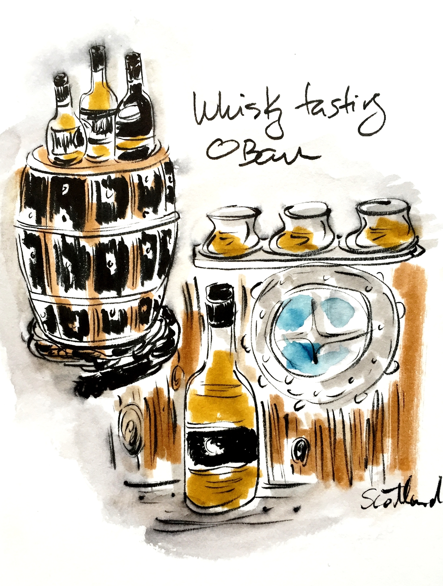  Whisky (not whiskey), Oban, Scotland 