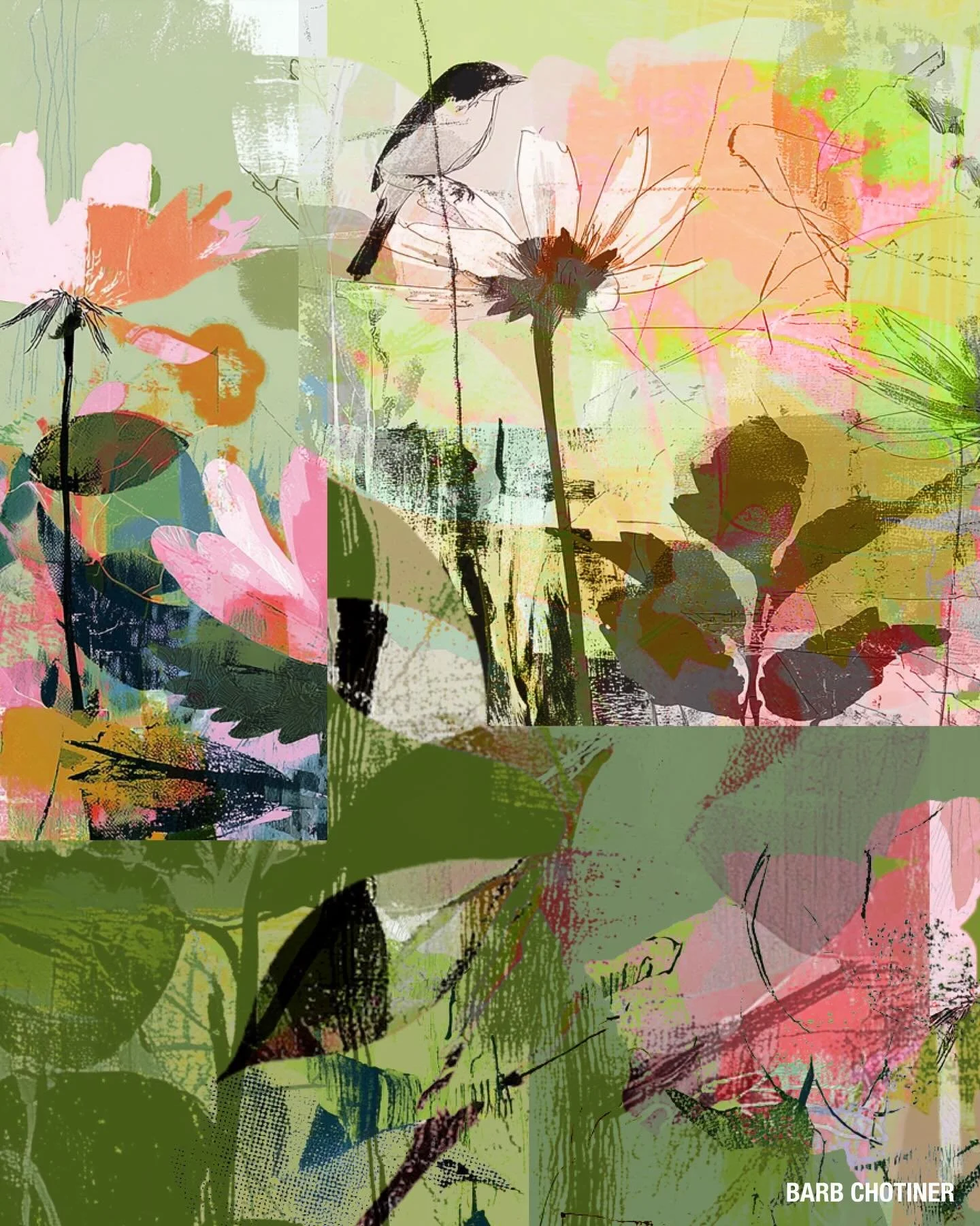 new month, new nature art! I love the challenge of creating pieces for such a wide range of nature and gardening topics for @narberth_areagardenclub. swipe for event name. @narberth_fun 
&hellip;
#layersonlayersonlayers #procreatecollage #makingtimef