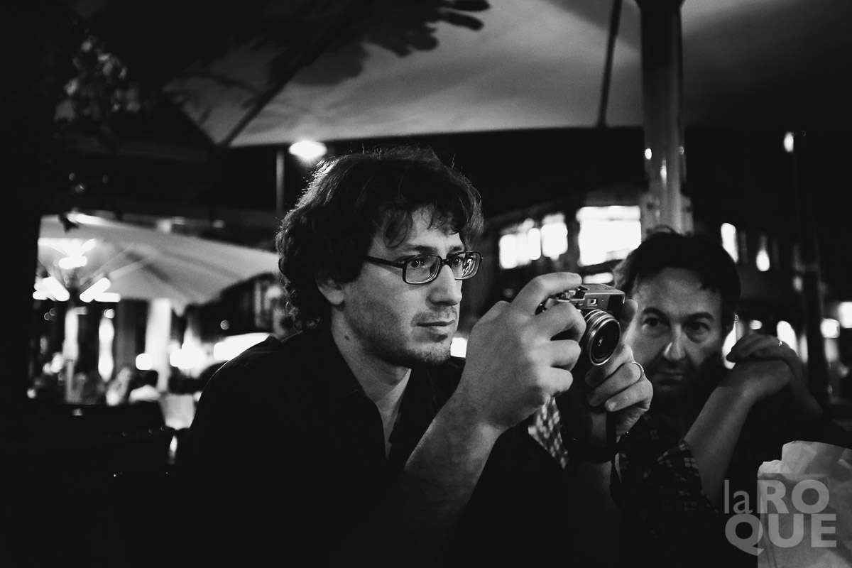 Gianluca and Pete checking out the T...