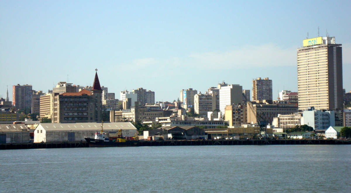 panoramic view of maputo city