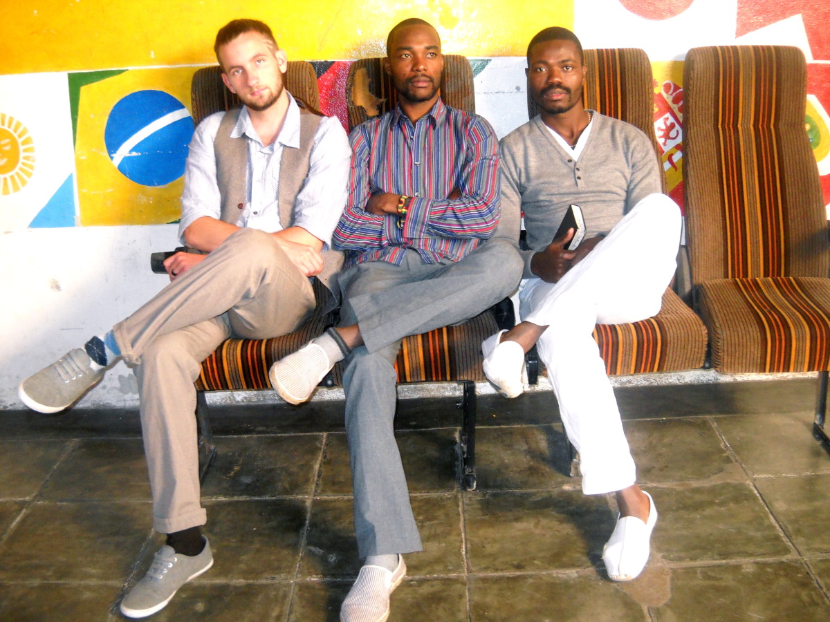 my closest friends in africa, inoque and dinho