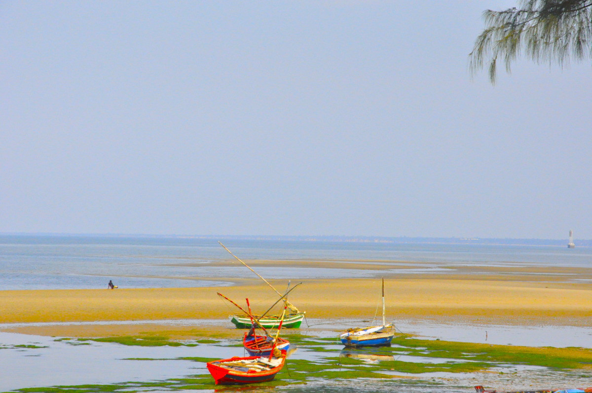 fishing boats from the maputo coast