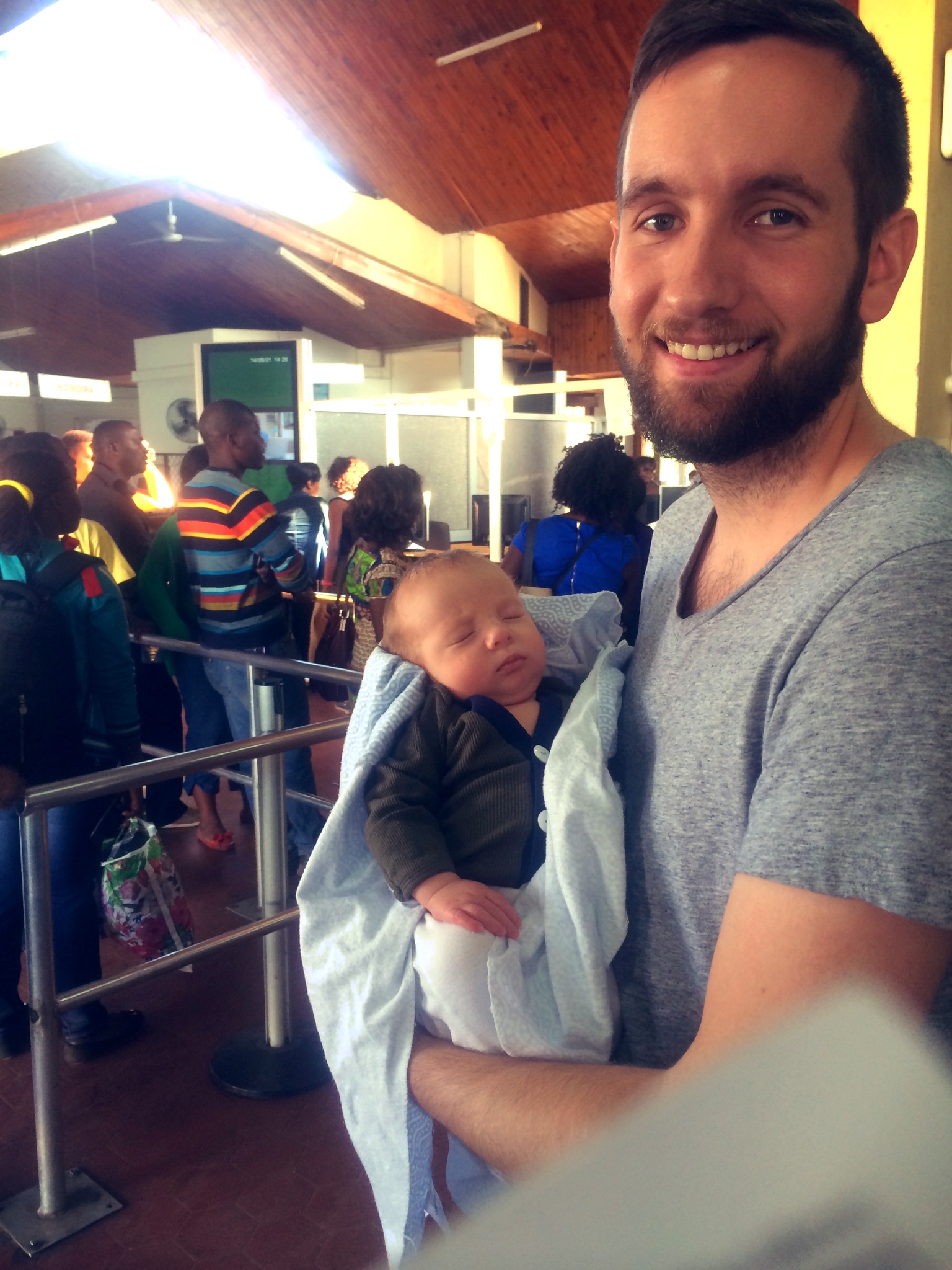 First Mozambican border crossing 