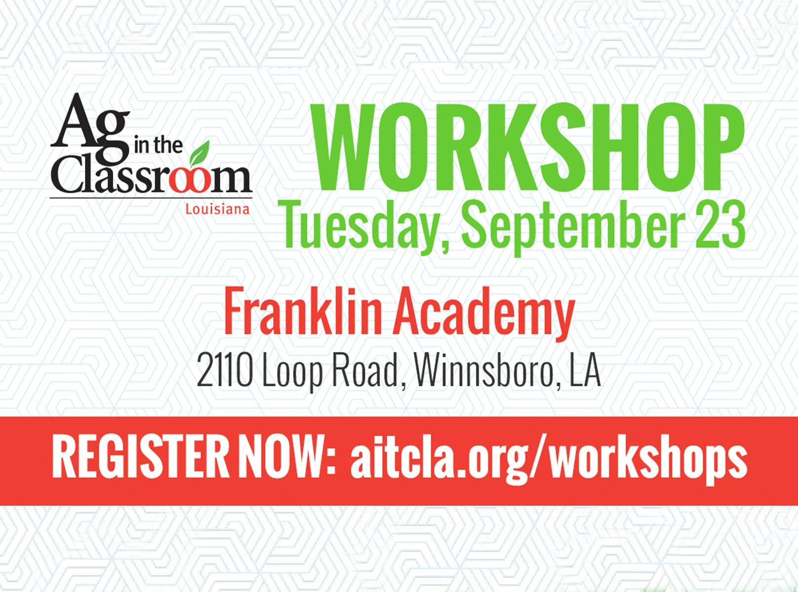 Winnsboro AITC Workshop
