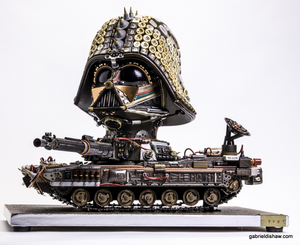 Artist Transforms Old Louis Vuitton Bags Into Star Wars Creations, Darth  Vader Tank Included - TechEBlog