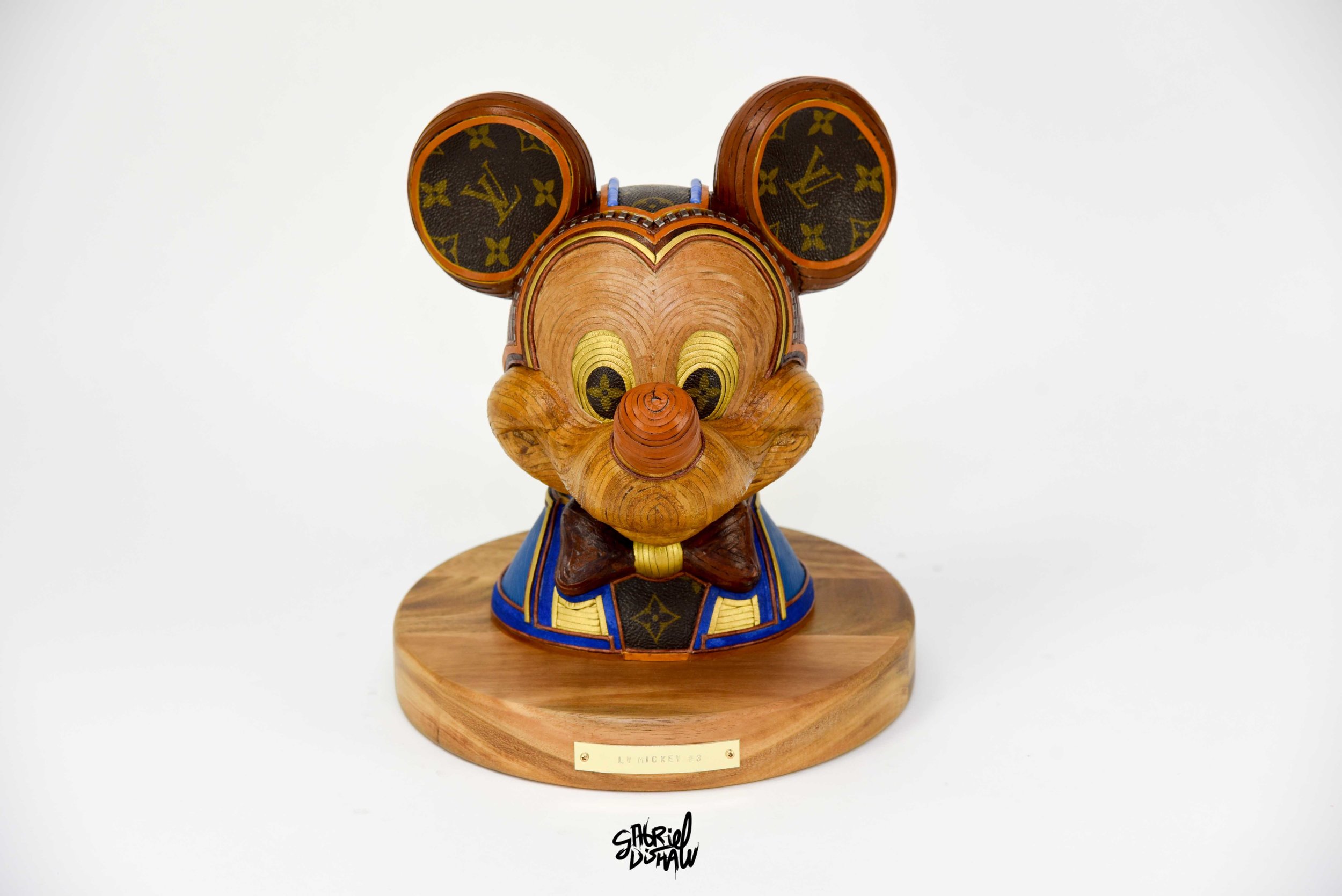Cuadro Modular 3 piezas Louis Vuitton Mickey Mouse