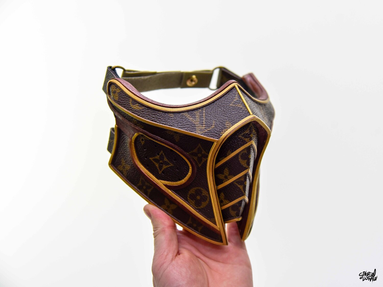 louis vuitton leather mask