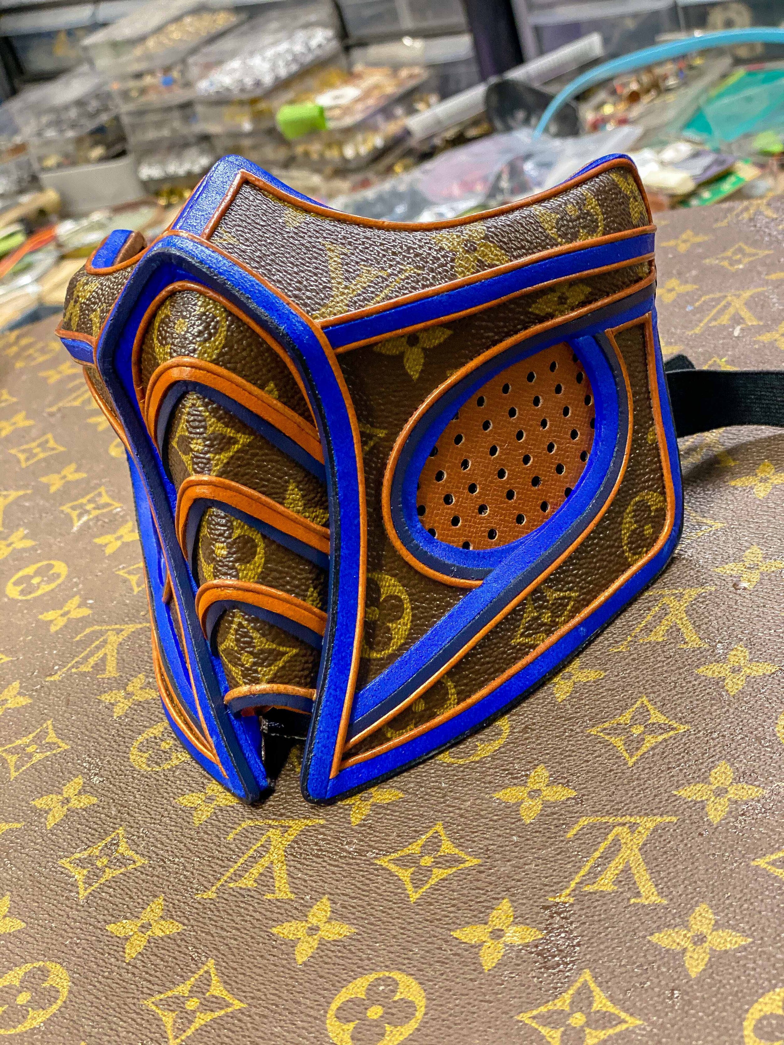 Gabriel Dishaw's Upcycled Creations - Which do you prefer Left or Right of  my latest LV inspired Sub Zero Masks from Mortal Kombat? - - - #subzero  #mortalkombat #mk11 #mkcollective #art #sculpture #