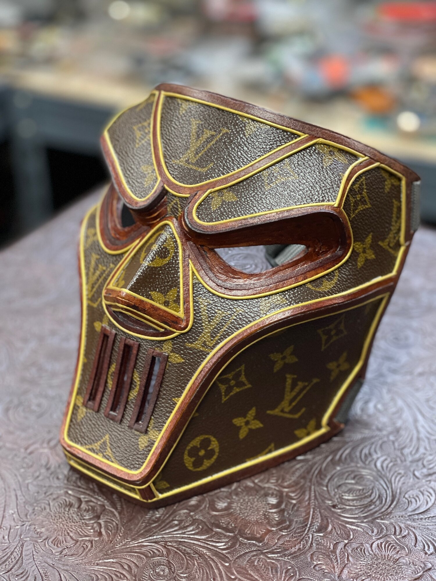 Discover the Upcycled Rocketeer Helmet: A Fusion of Vintage Louis Vuitton &  Sustainable Art by Gabriel Dishaw — Gabriel Dishaw