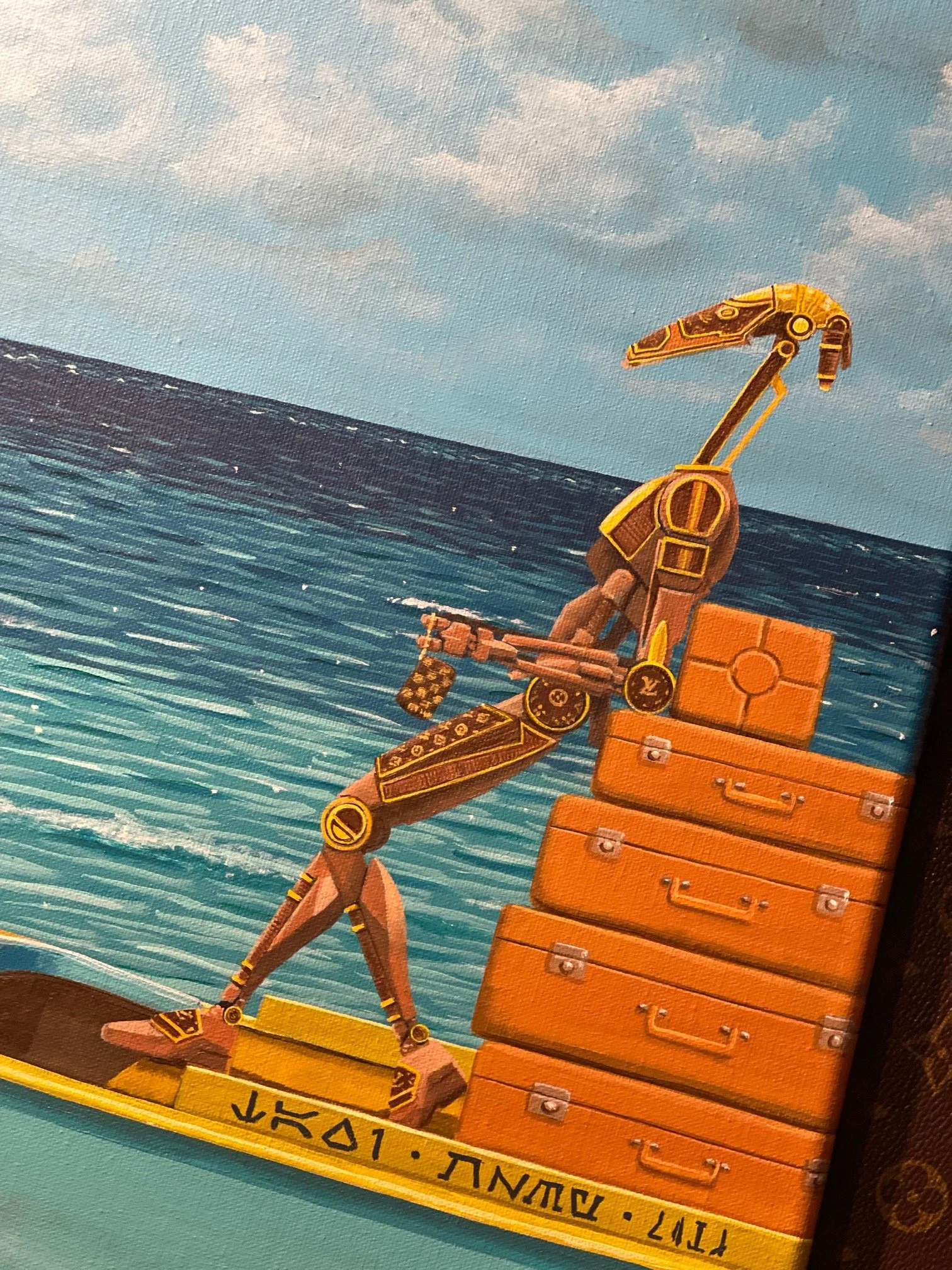 (Painting) Water: Four Elements Series Collaboration 30 inches x 24 inches