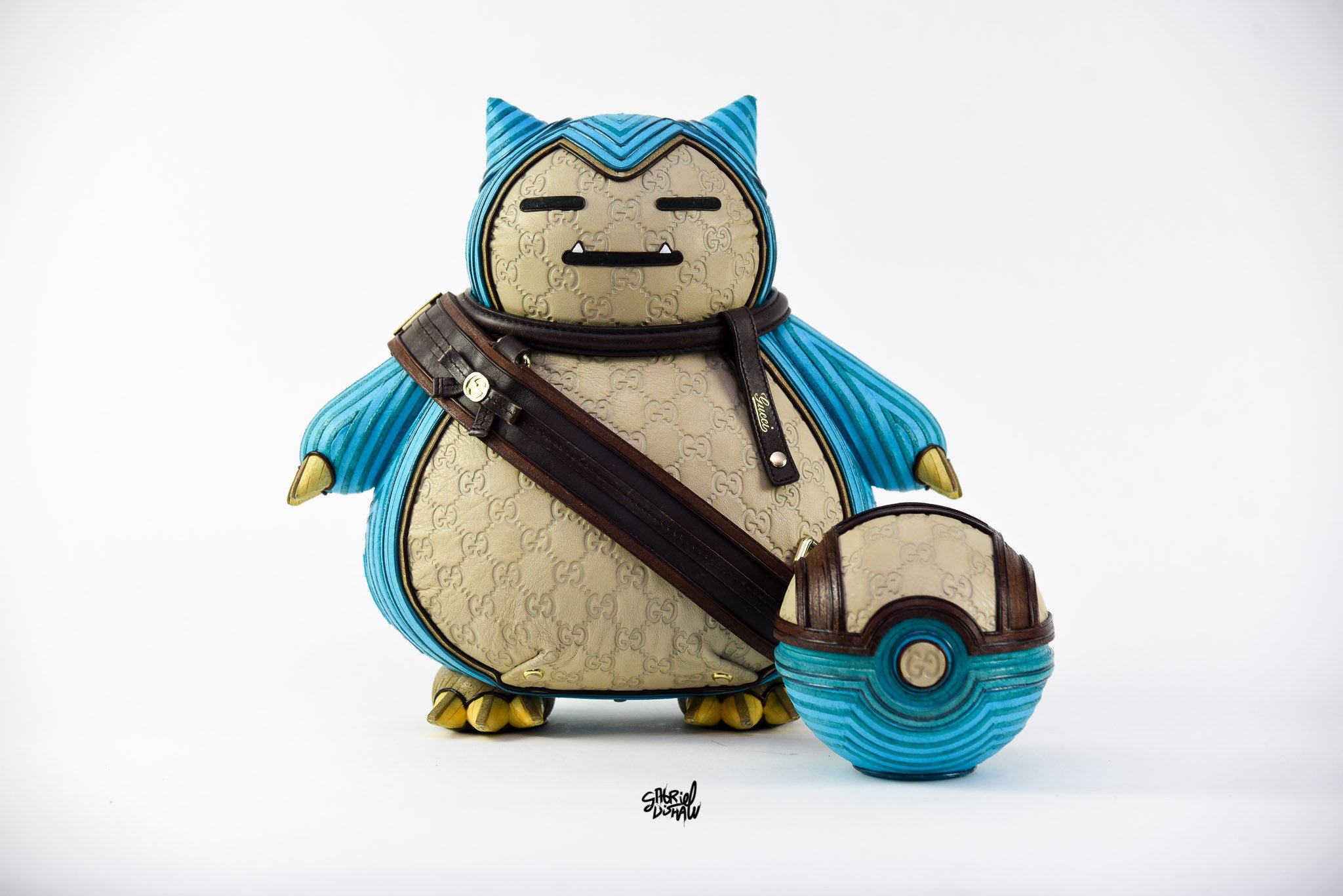 SnorLucci a Gucci inspired Snorlax Pokémon — Gabriel Dishaw
