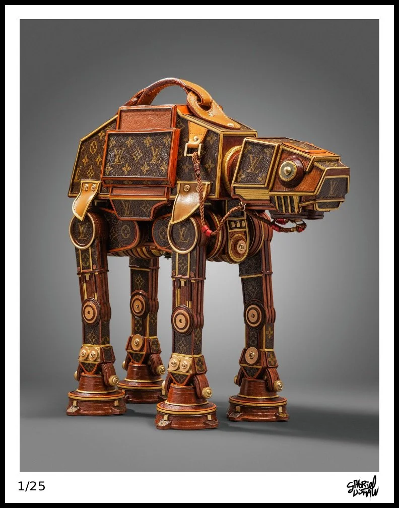 Gabriel-Dishaw- LV-walker-star-wars-imperial-walker-upcycled-luxury-limited-edition-print-1.jpg