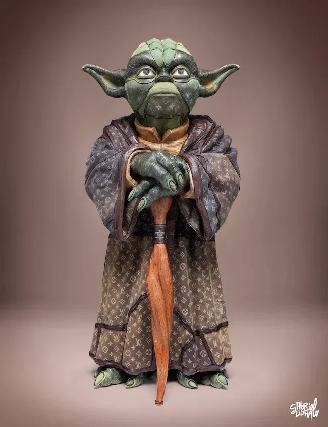 Shop upcycled luxury pop culture sculptures by Gabriel Dishaw